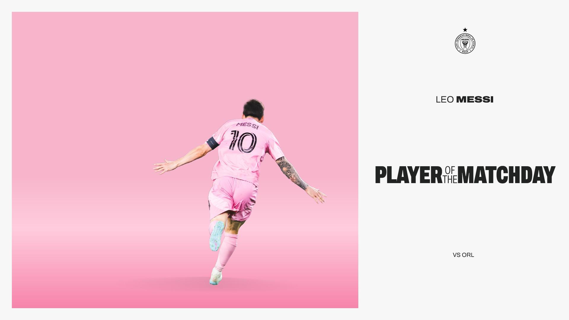 yl23455永利-2射1传助球队逆转，梅西当选美职联第二周最佳球员