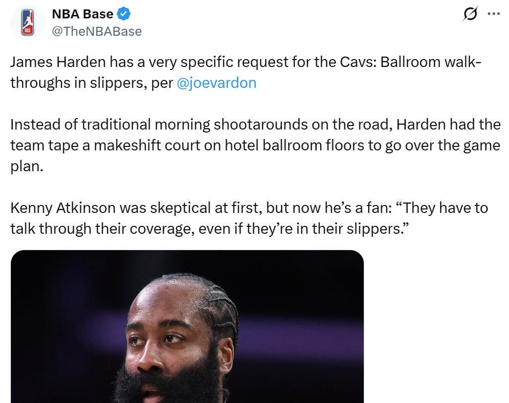 yl23455永利-哈登21+5+4,骑士擒鹰12战10胜!3人20+搅局东部排名仍手握主动权